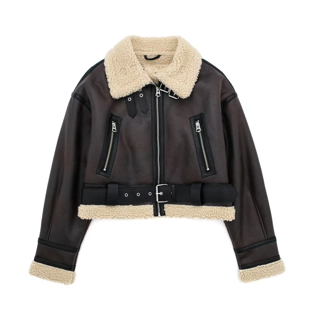 Veste courte double face mode femme